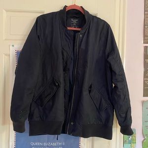 oversized bomber jacket